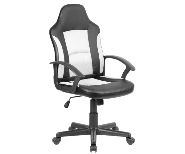 A6130 ΜΑΥΡΟ/ΛΕΥΚΟ ΠΟΛΥΘΡΟΝΑ ΓΡΑΦΕΙΟΥ 57X57X42-100/52-110εκ.